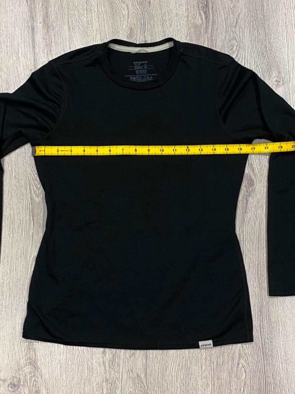 Patagonia Capilene 3 Midweight Crew Neck Long Sleeve Top Black Women's XS - Picture 7 of 8
